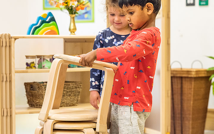 child stacking stools