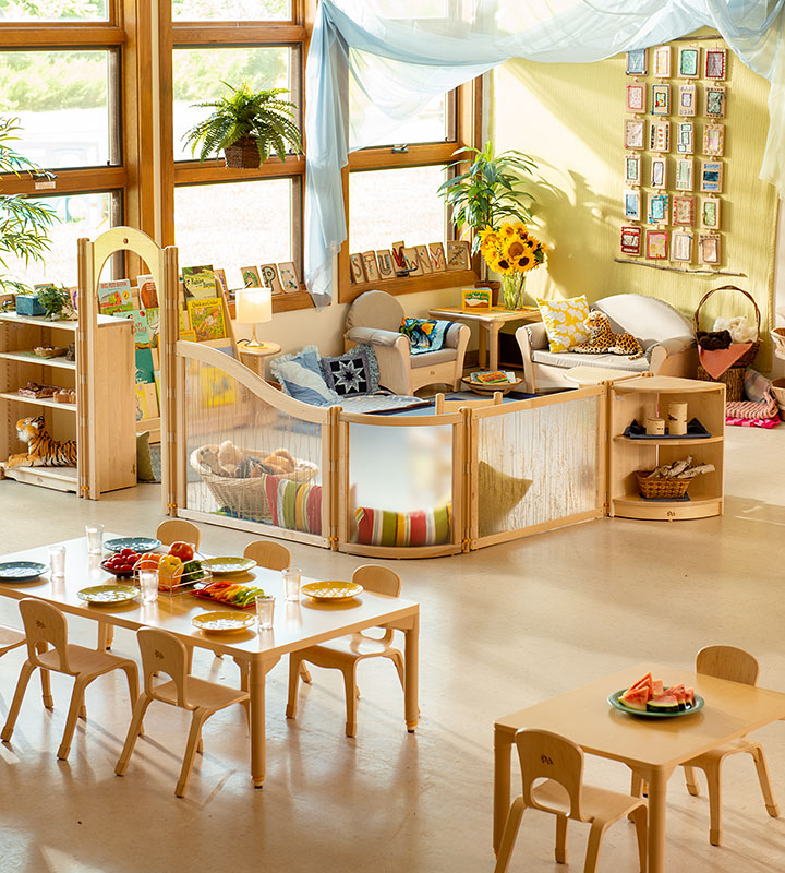 Beautifully arranged nursery room