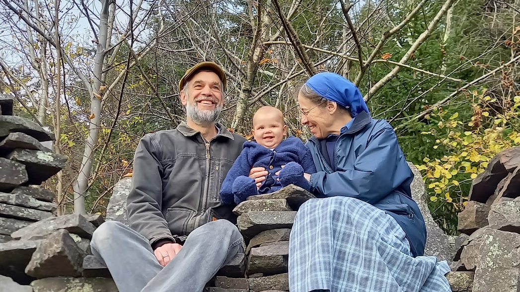 A child with grandparents