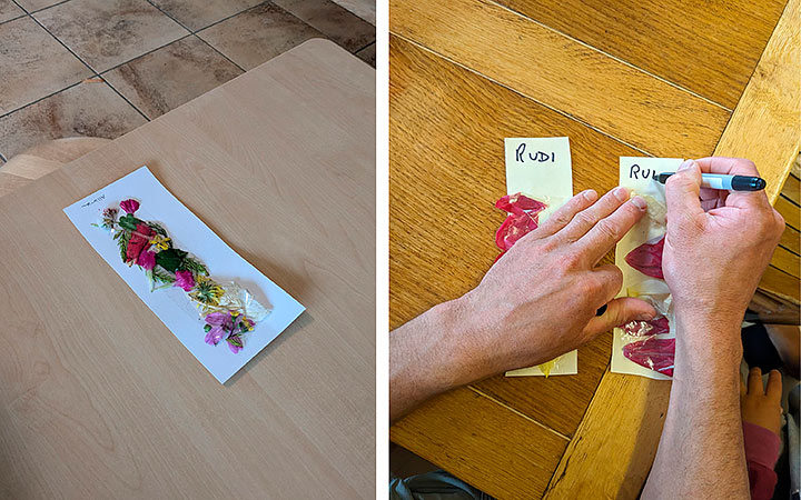 finished nature bookmarks