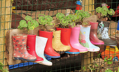 Wellie garden