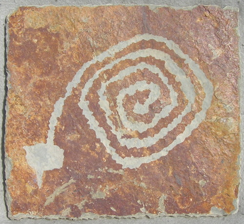 Megalithic spiral pattern from the southwest USA