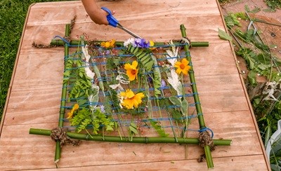 fully woven natural tapestry