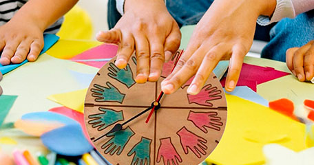 Kids building block arch