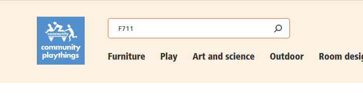 Screenshot of the site search field