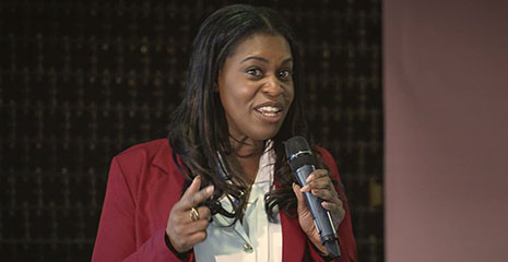 Emma Pinnock at the Day of Play in Birmingham 2024