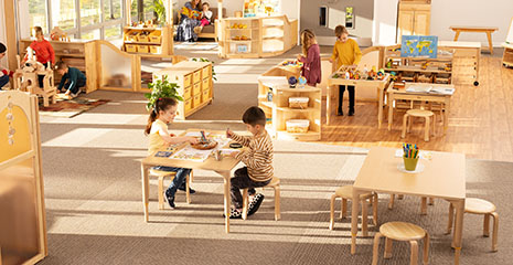 An early years setting for children aged three to five