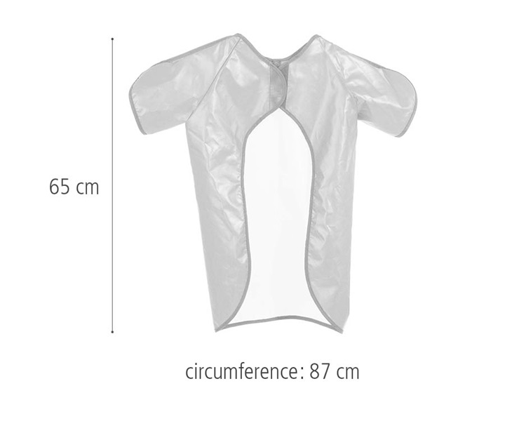 H862 Tulip apron medium dimensions