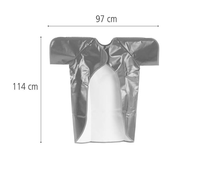 H862 Tulip apron medium dimensions