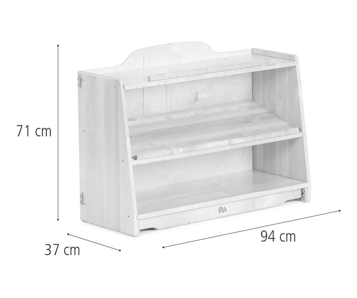 H555 Craft shelf 3 dimensions