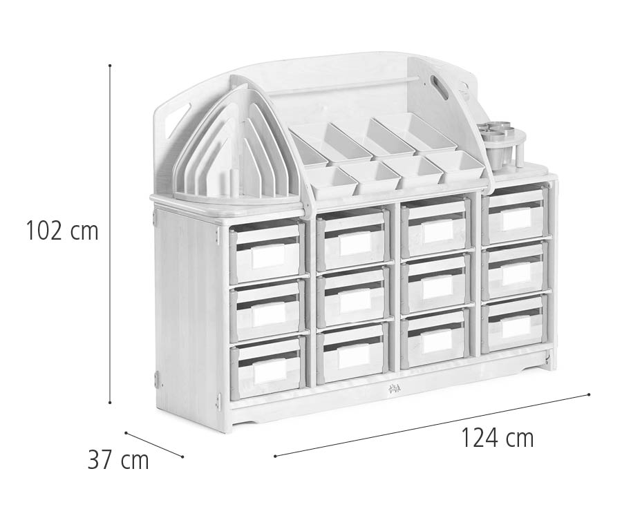 H588 Supply unit 4 w/ Carry crates dimensions