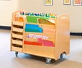 Help yourself trolley with paper