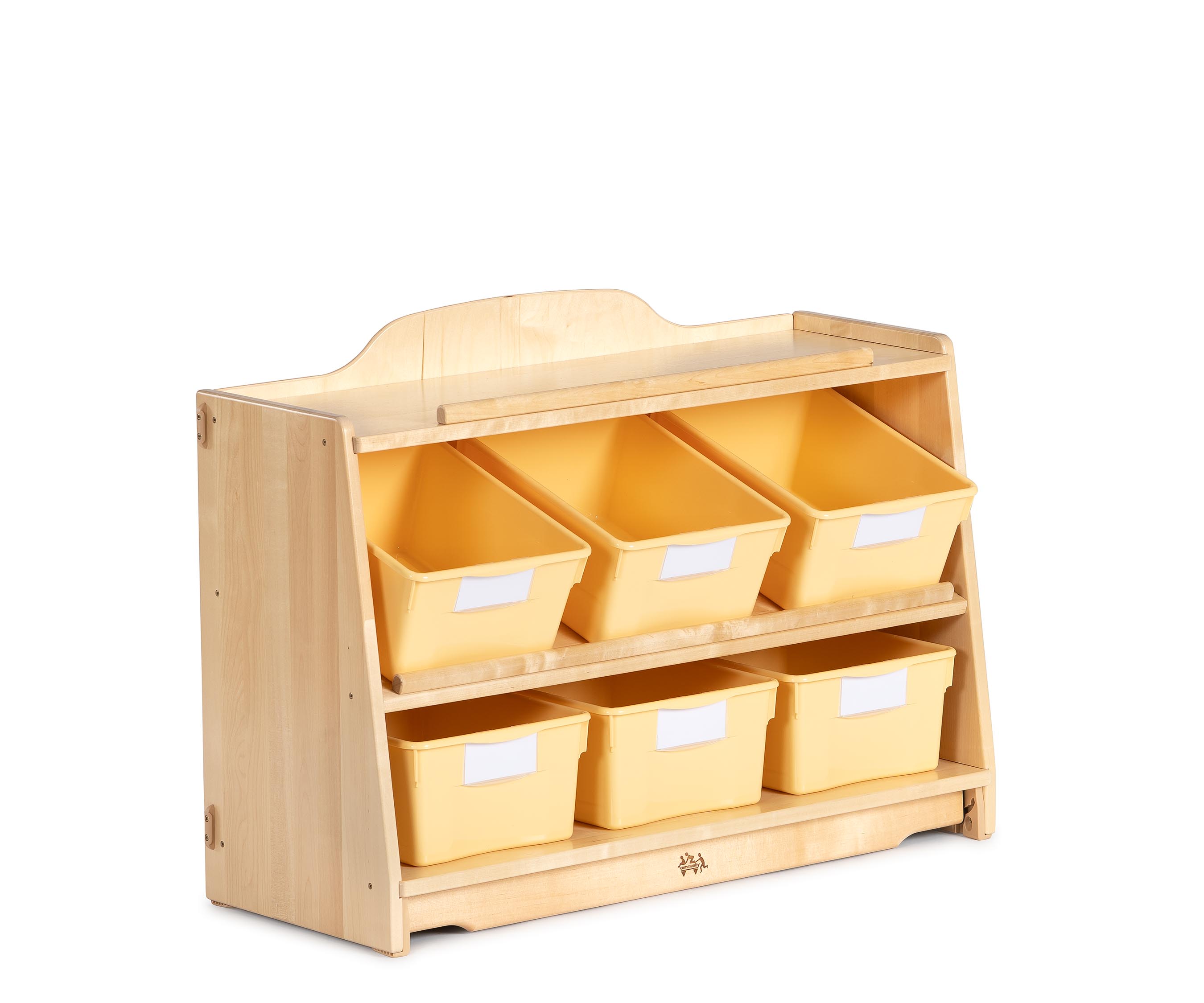 Craft shelf 3 w/ Totes or Baskets