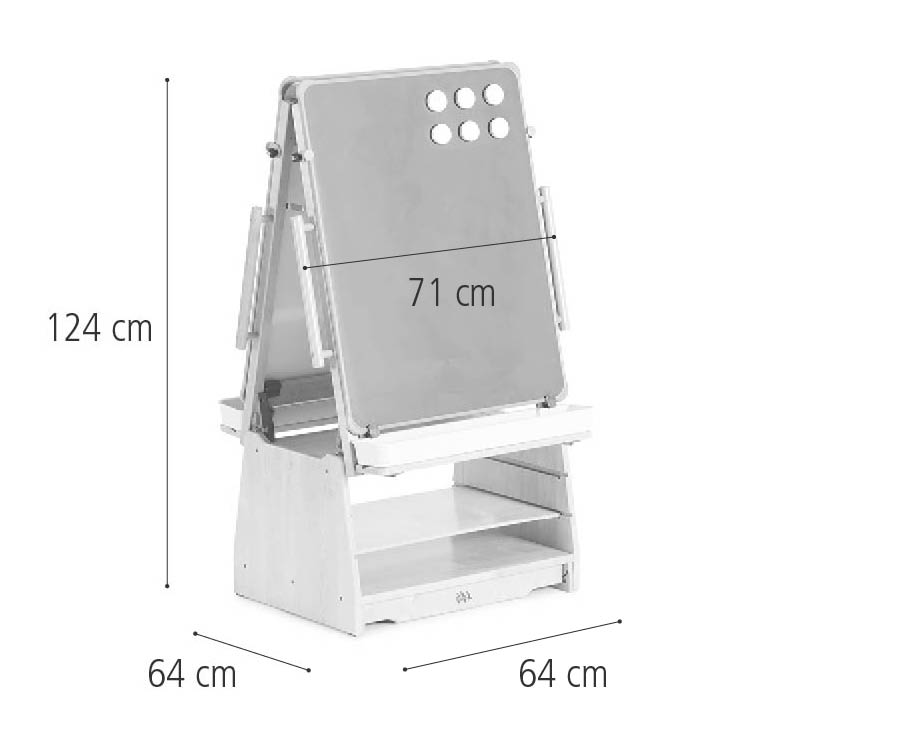 H500 Low art island 71 cm dimensions