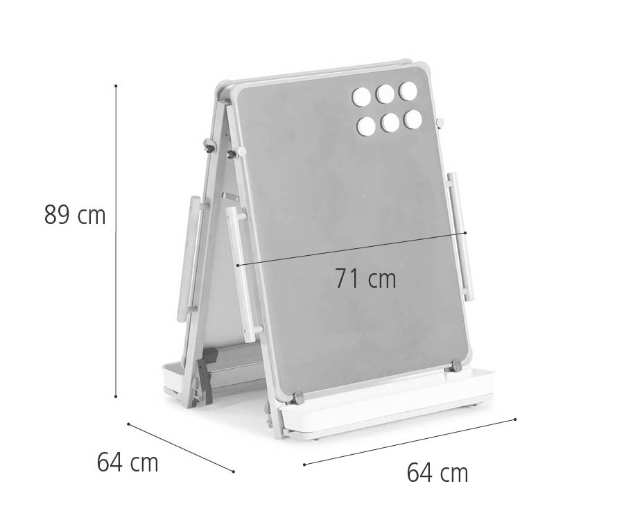 H505 Floor easel 71 cm dimensions