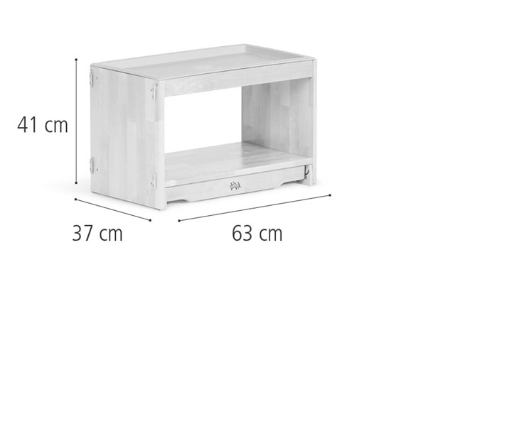 Low Activity top shelf dimensions