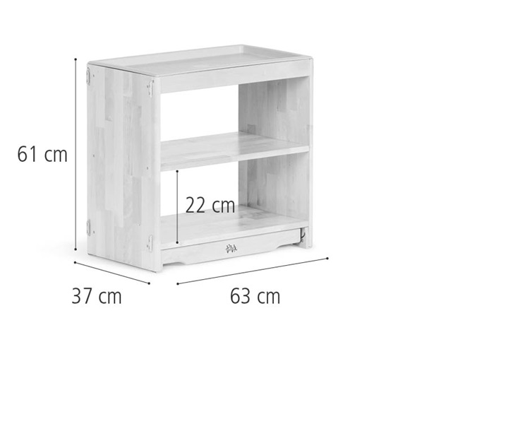 High Activity top shelf dimensions
