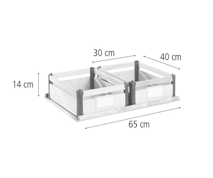 H226 Workbench storage dimensions