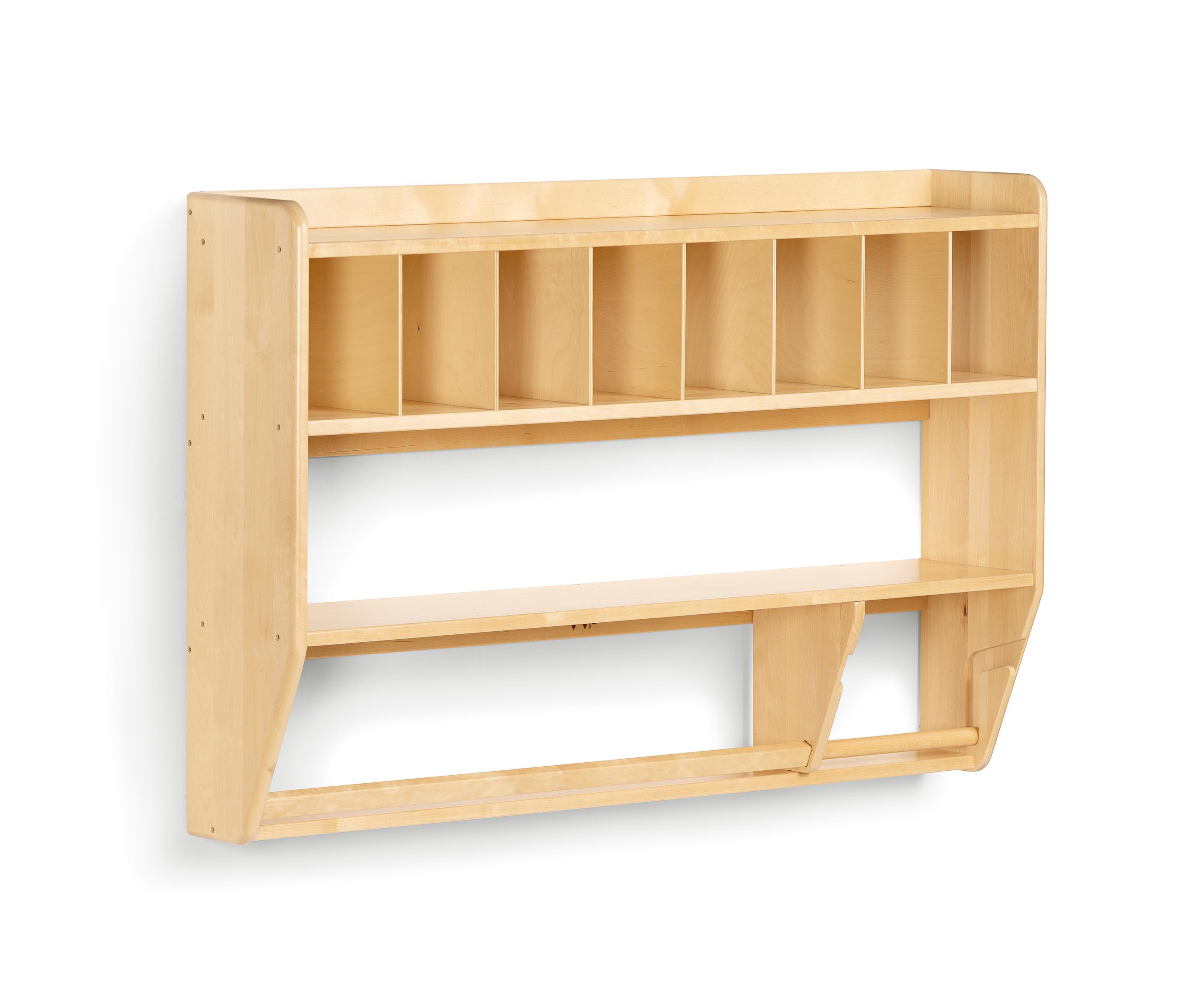 Wall mounted shelf Changing table shelf Community Playthings