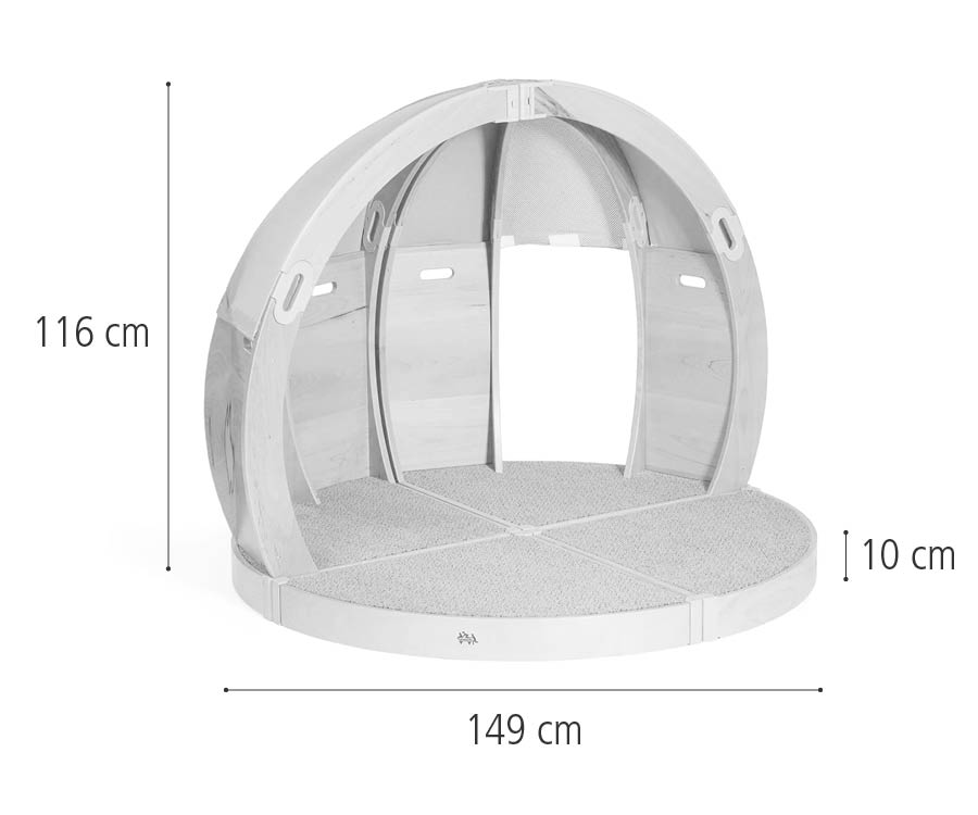 FlexiDen Island Cove dimensions