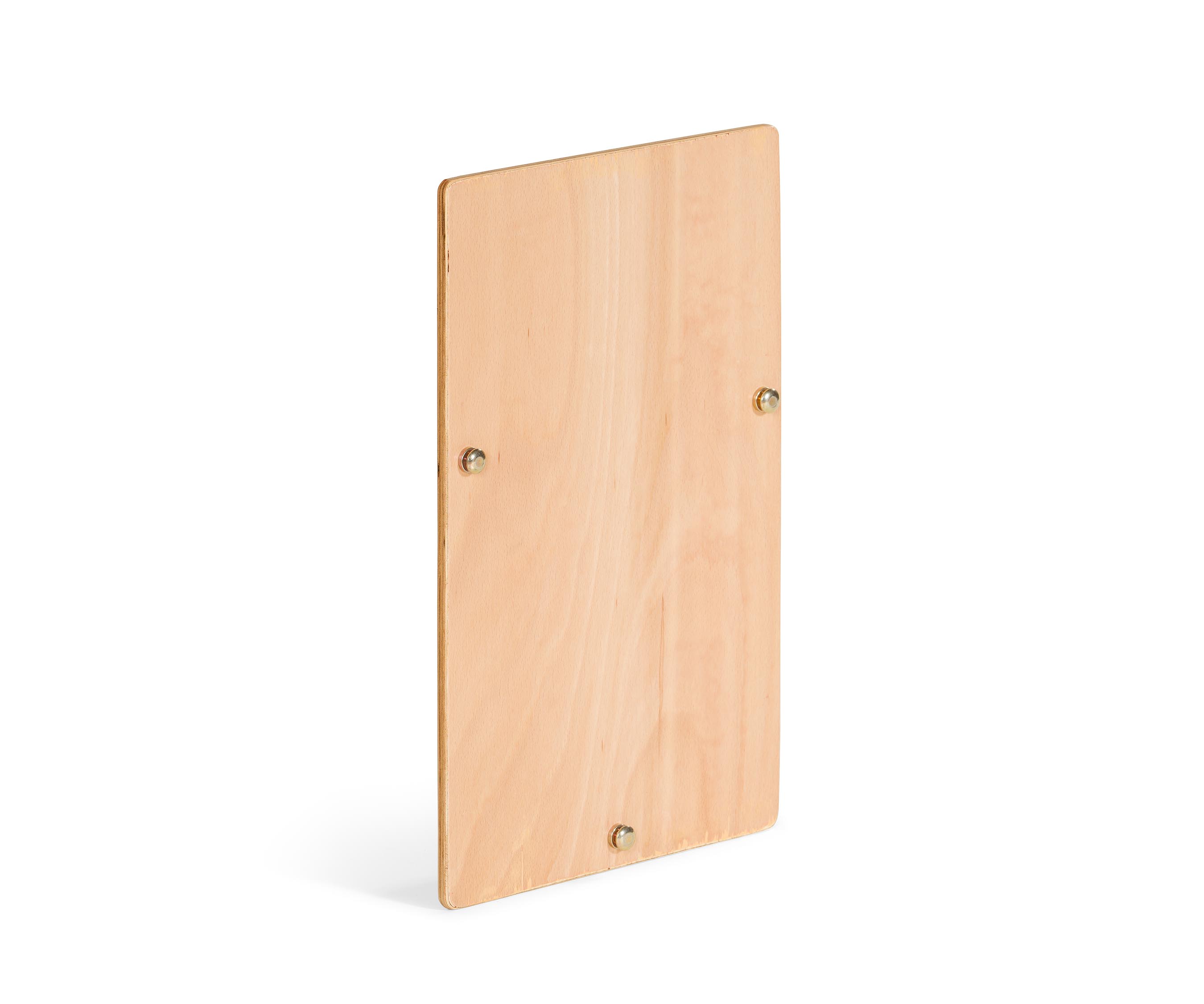 Plywood board with steel pins