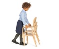 Woodcrest chair stacks