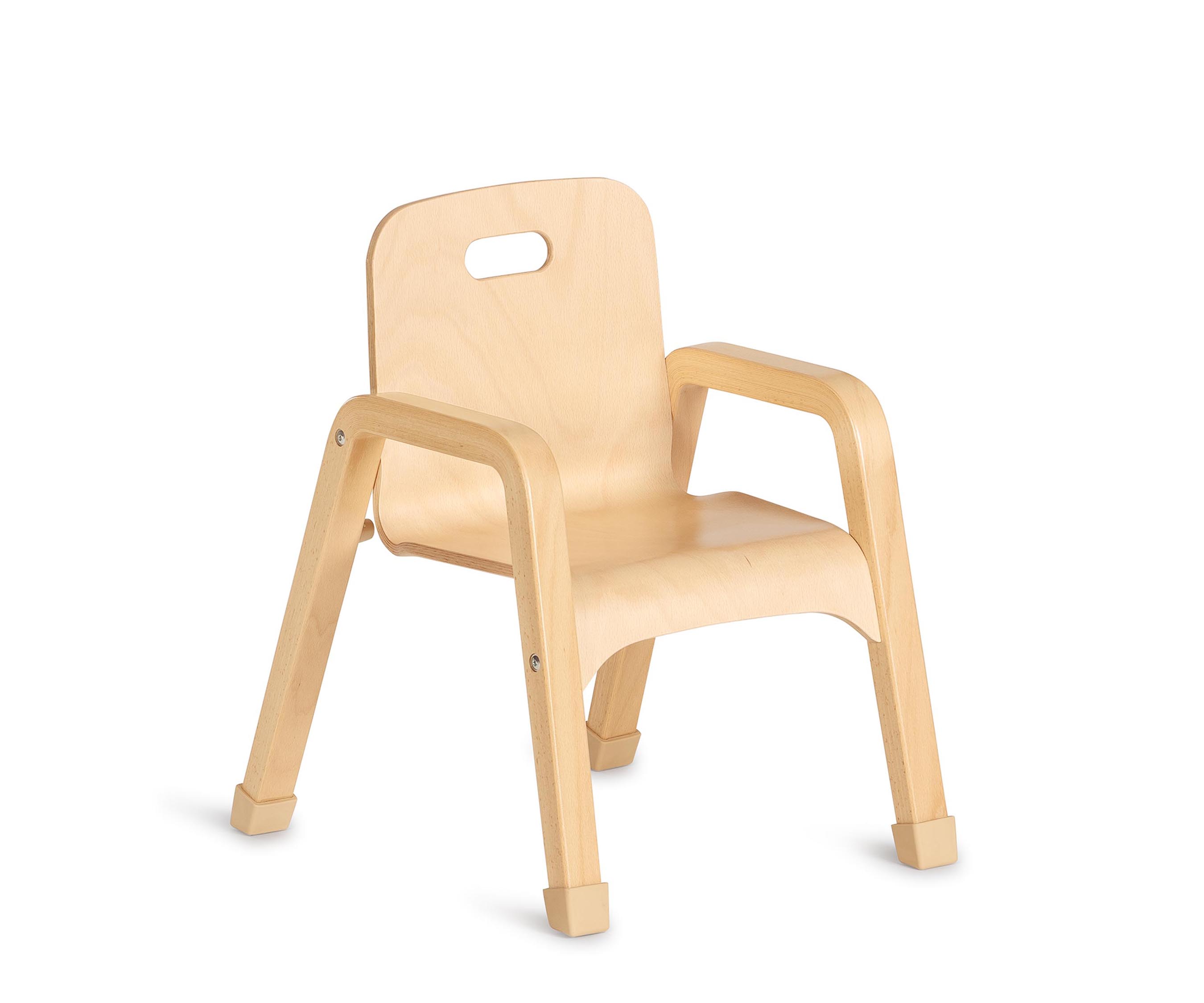 Wooden toddler chair Wooden chair with arms Community Playthings