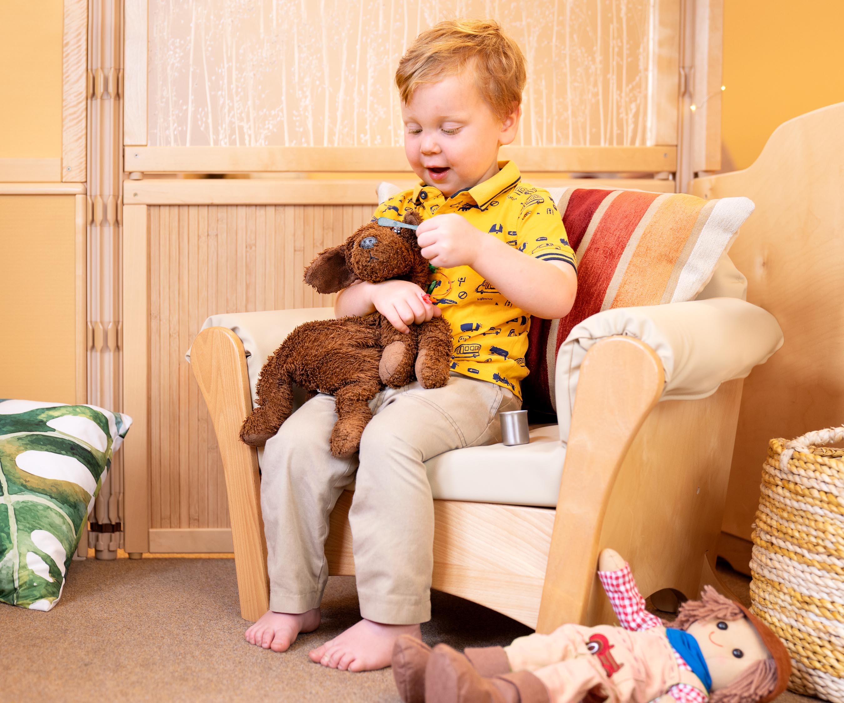Armchair for children's new arrivals room