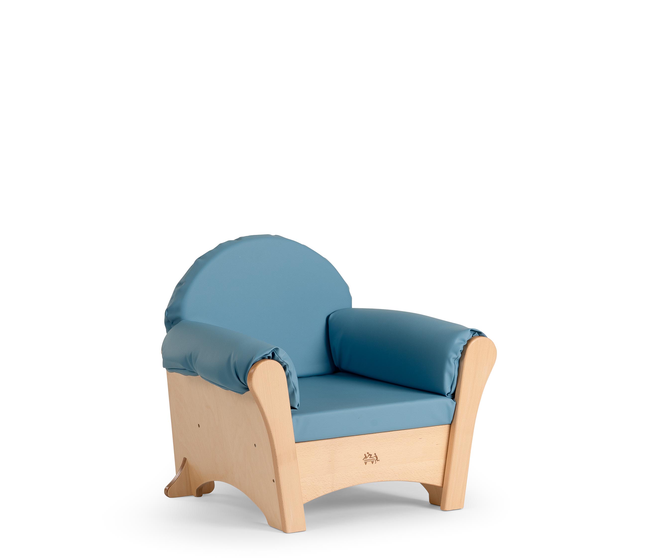 Child's armchair, blue