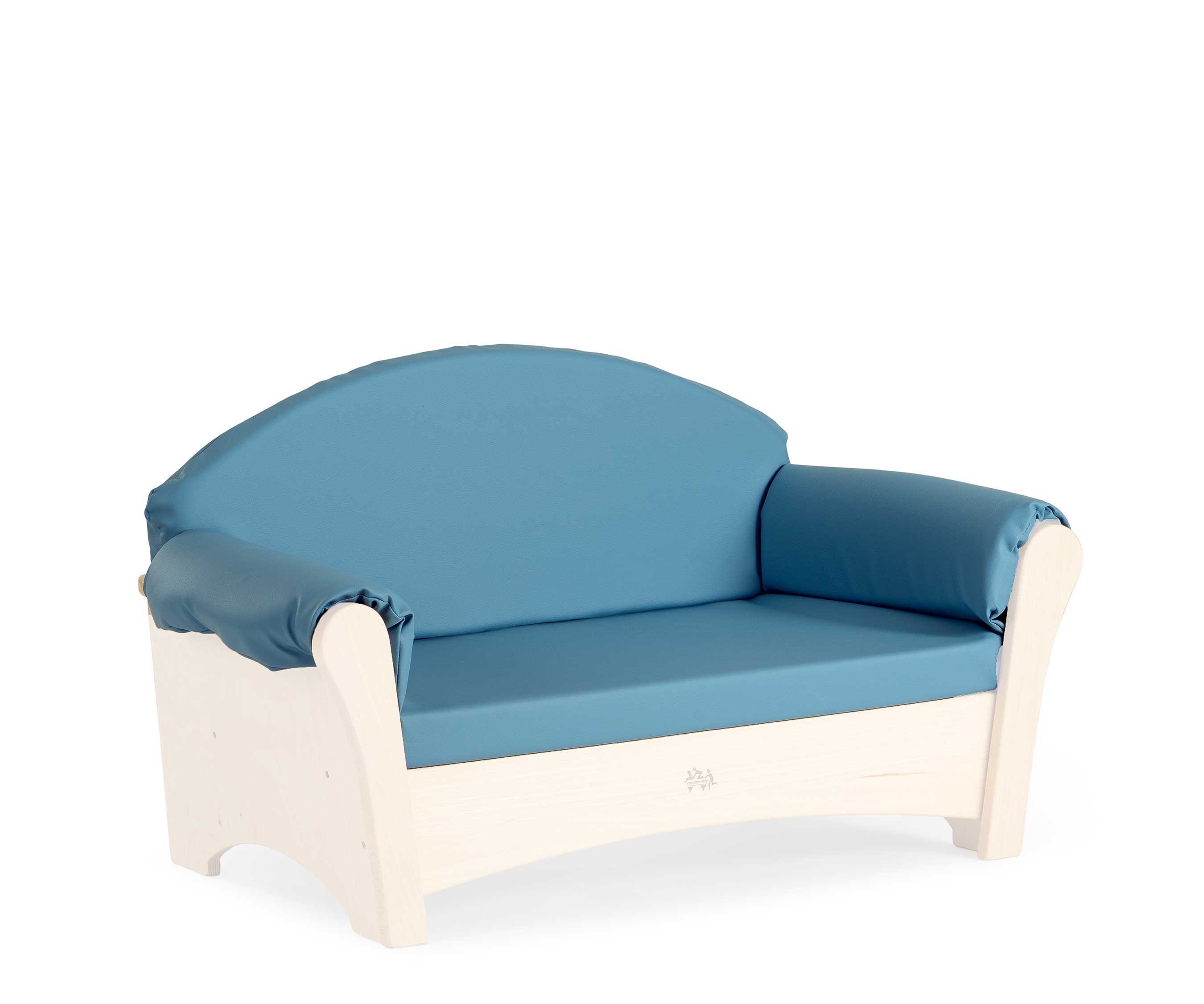 Childs sofa cushion blue