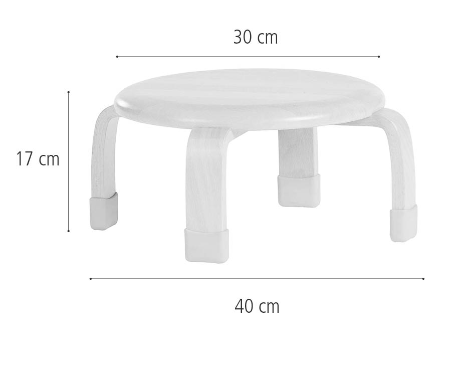 Dimensions of 17 cm Stacking stool J122