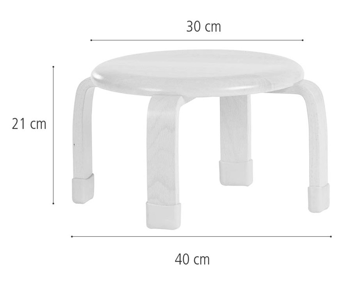 Dimensions of Stacking stool J123