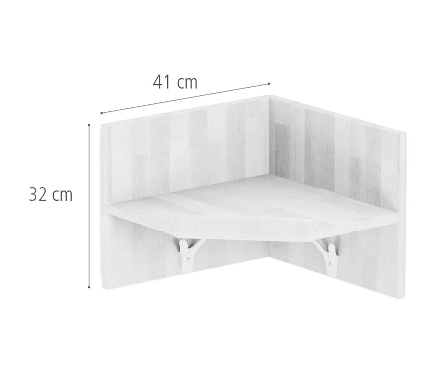 Wall-mounted corner coat hooks