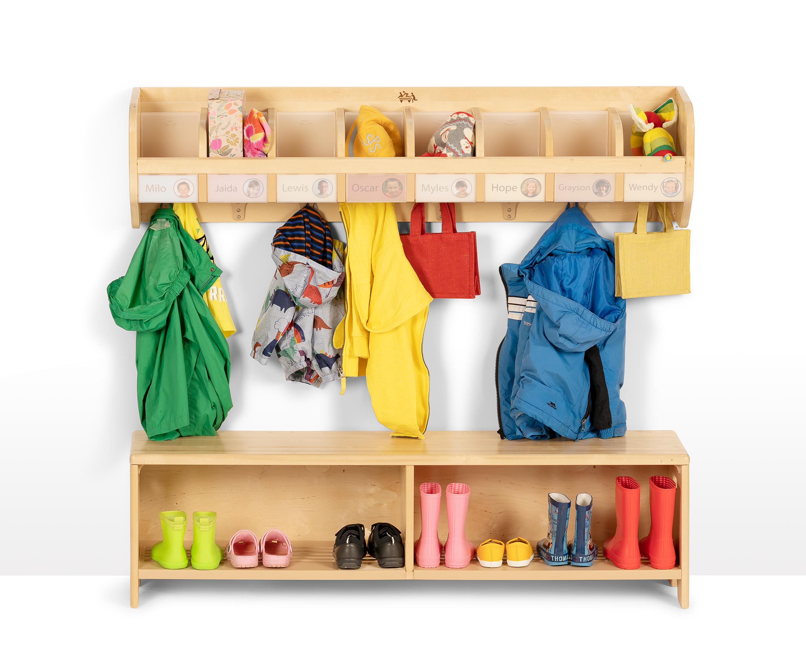 Cloakroom coat storage hot sale