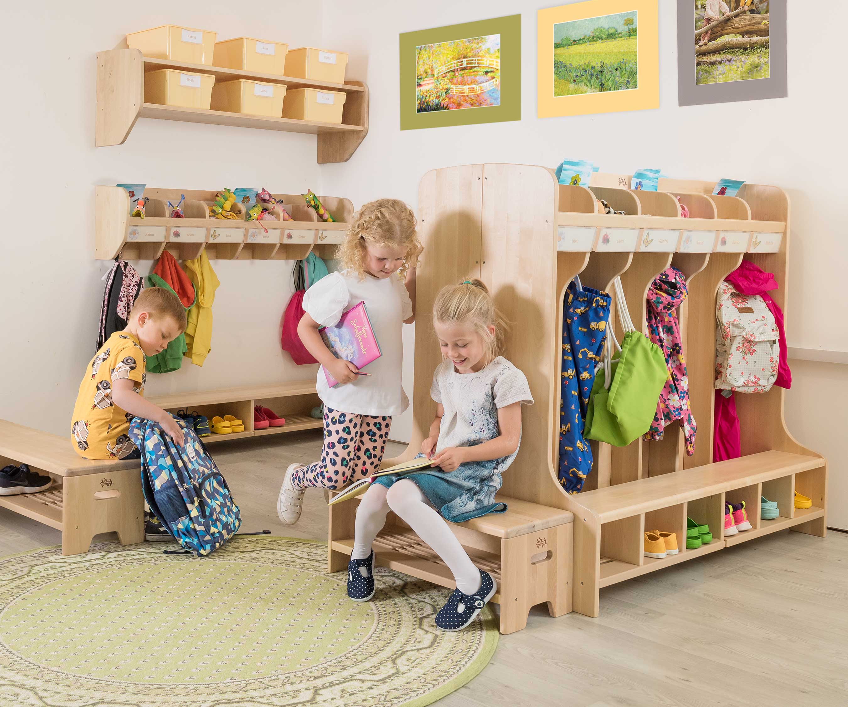 Kids coat storage clearance