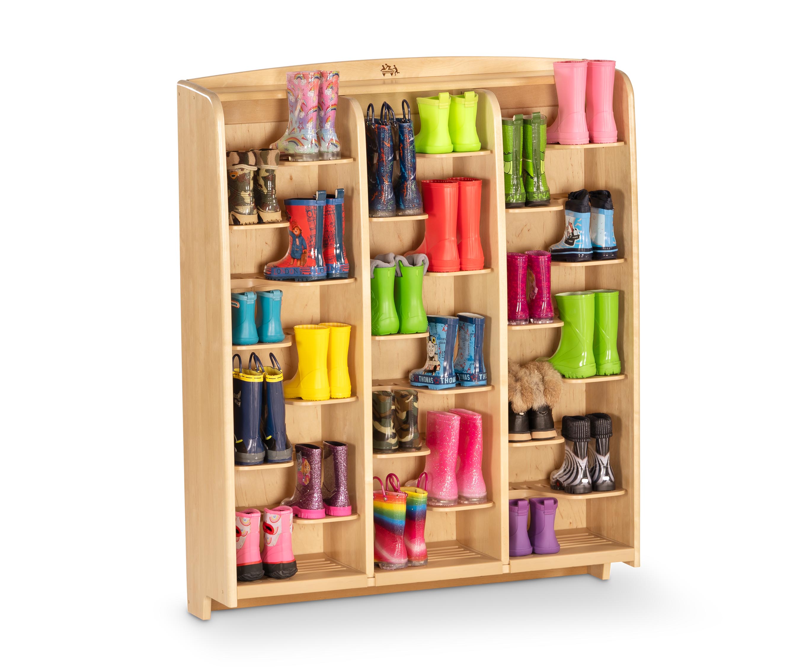 Wall mounted welly storage