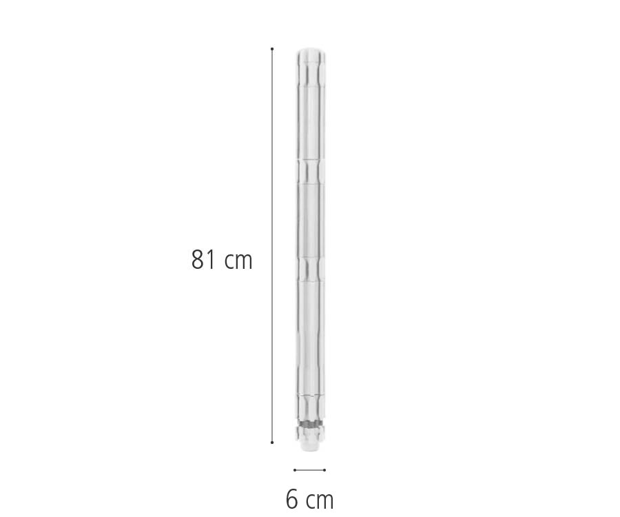 F754 Roomscapes plastic post 81 cm dimensions