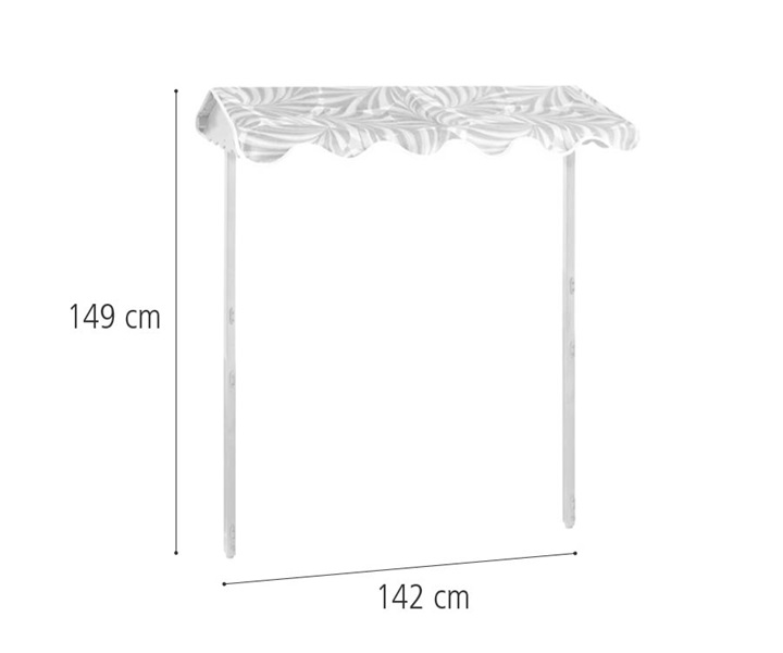 F871 Roomscapes canopy dimensions