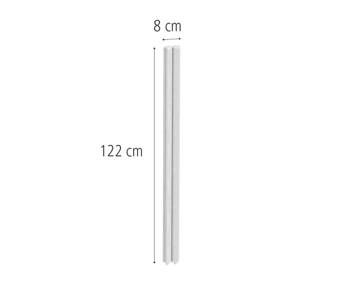 F984 122 cm wooden angled post dimensions