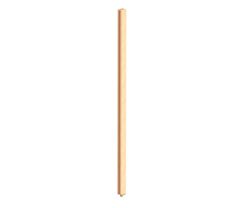 Wooden straight post, 122 cm