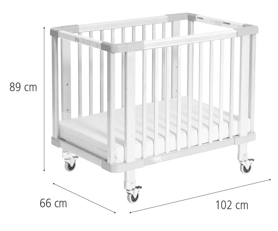 G302 Community cot dimensions