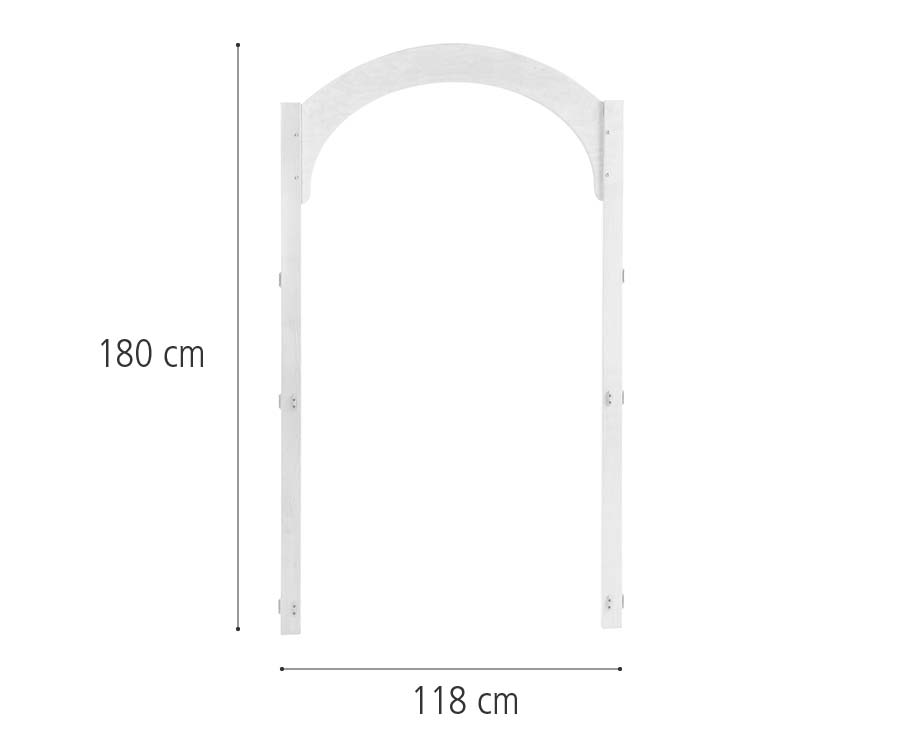 F834 Teacher arch dimensions