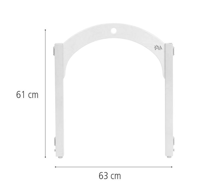 F837 Arch, 63 x 61 cm dimensions