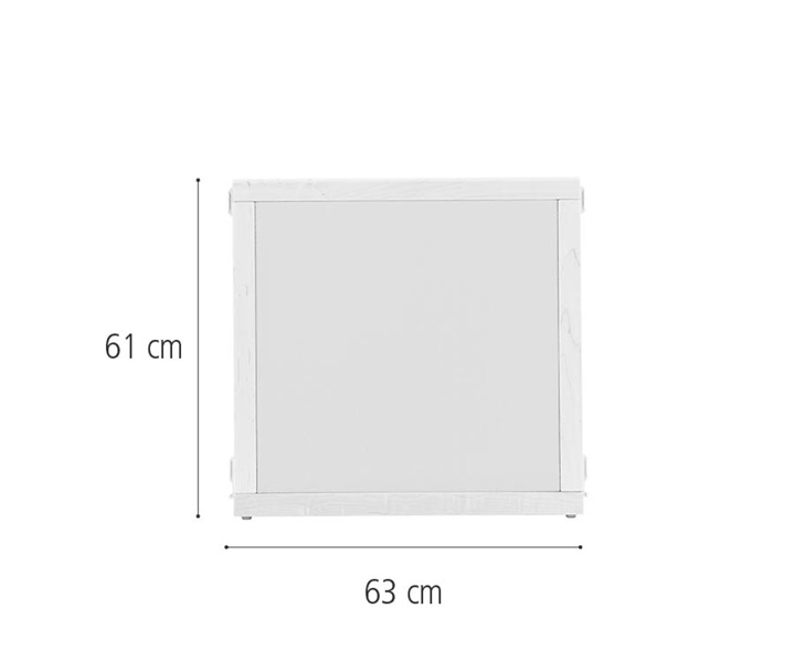 F711 Display board panel, 63 x 61 cm dimensions