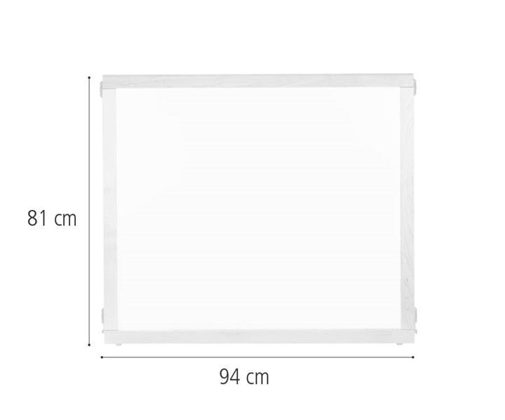 F802 Translucent panel, 94 x 81 cm dimensions