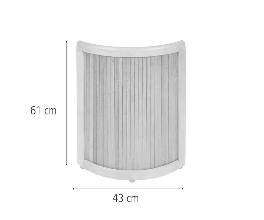 F813 Bamboo curved panel, 61 cm dimensions