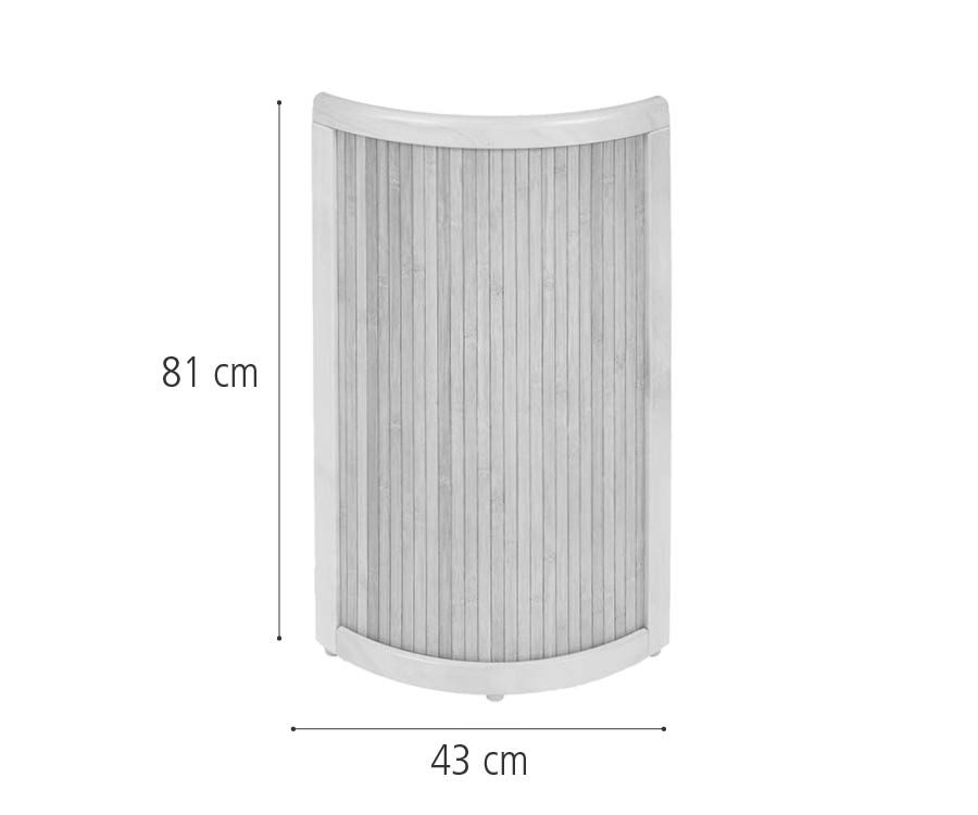 F814 Bamboo curved panel, 81 cm dimensions