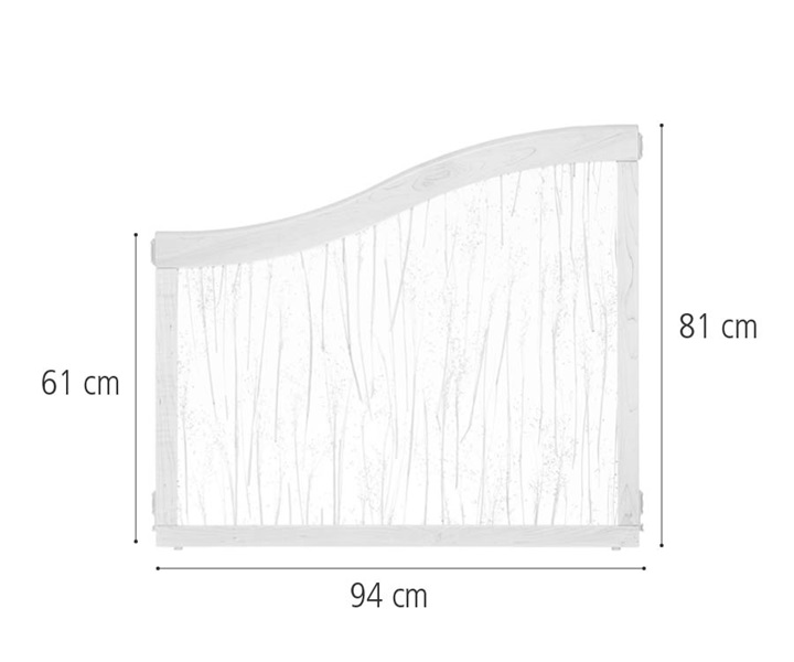 F903 Rice grass wave panel, 61&ndash;81 cm dimensions