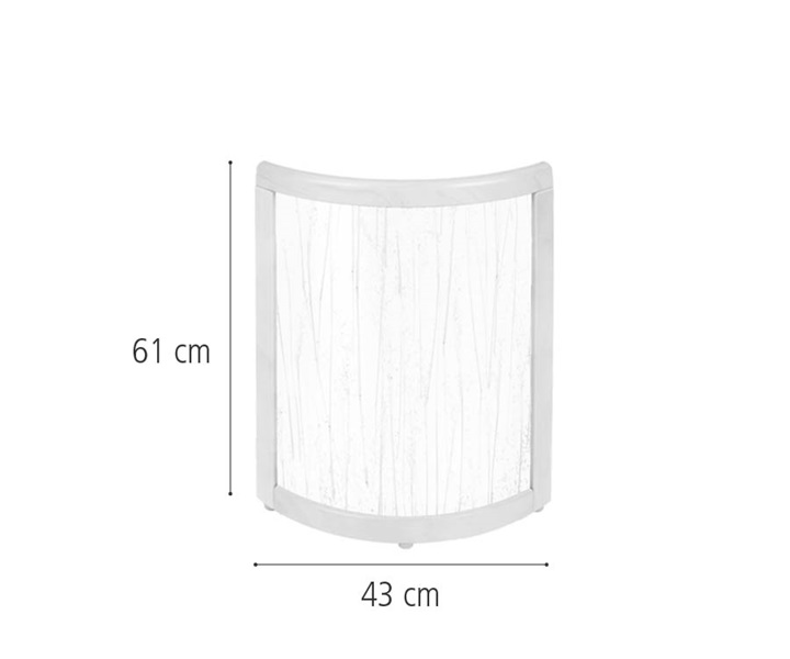 F907 Rice grass curved panel, 61 cm dimensions