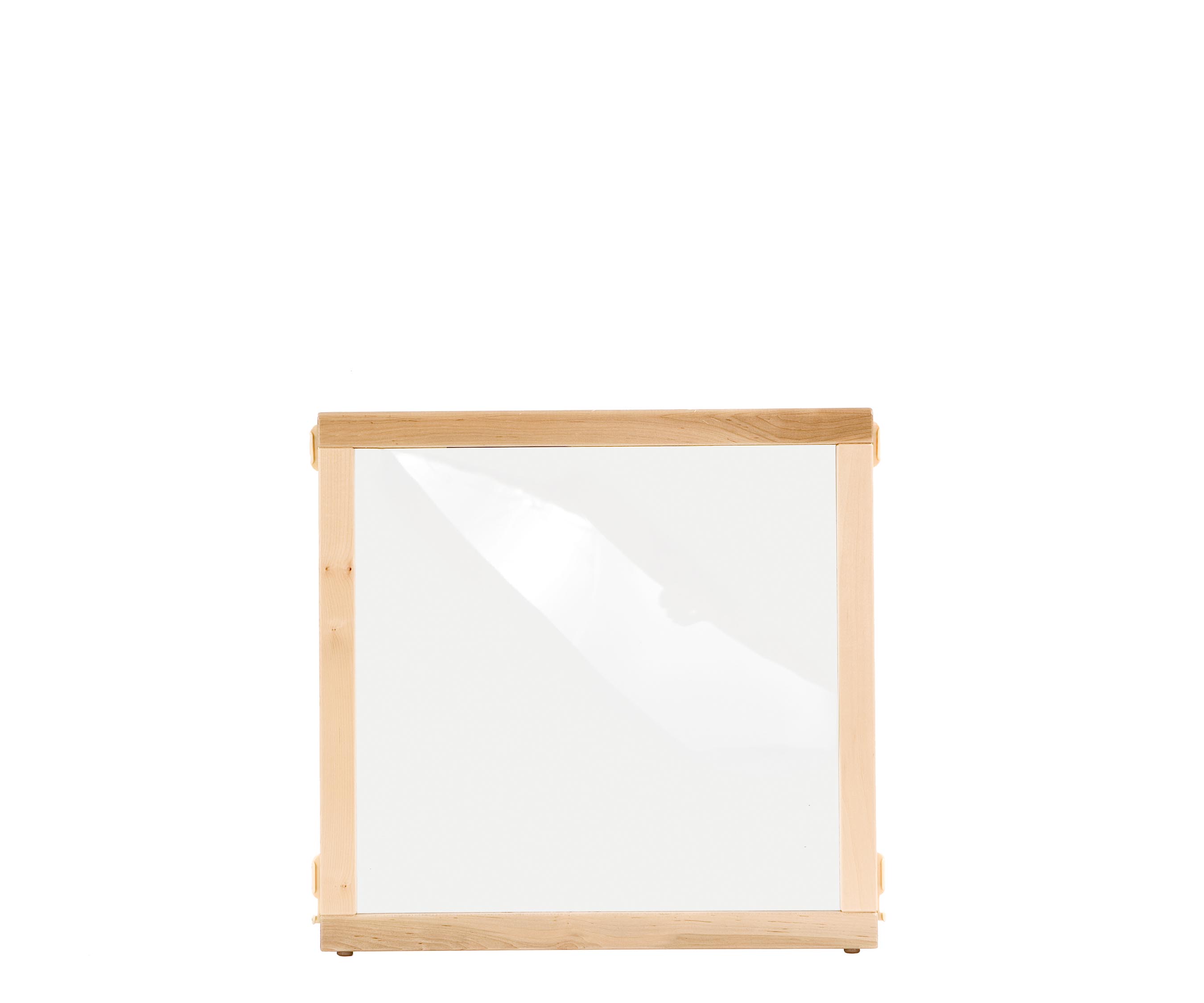 Clear panel, 63 x 61 cm